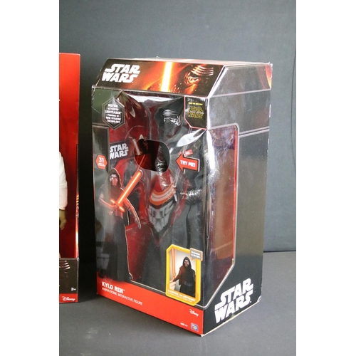 361 - Star Wars - Four boxed / carded Star Wars figures and vehicles to include two carded Jakks Pacific f... 