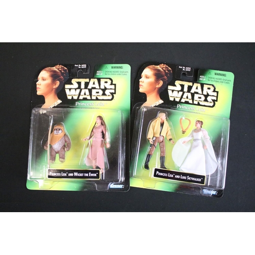 367 - Star Wars - Seven boxed / carded Star Wars plastic figure sets to include 3 x Commemorative Trilogy ... 