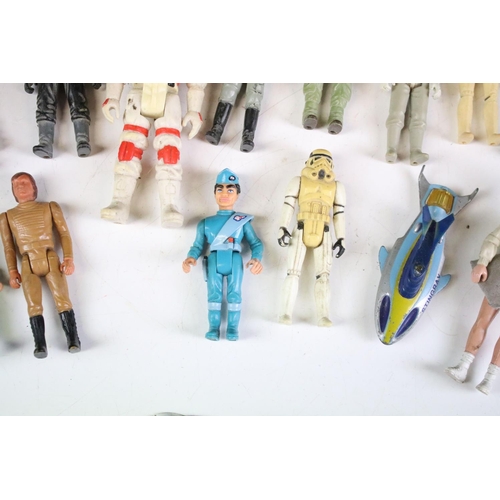 368 - Collection of 23 TV related play worn plastic figures, 1970s onwards, to include 11 x original Star ... 