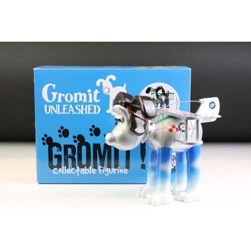 9 - Boxed Aardman Animations Wallace & Gromit Gromit Unleashed 'Bristol Bulldog' figure, approx 16.5cm h... 