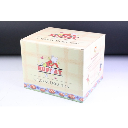 31 - Two Boxed Royal Doulton 'The Rupert Bear Collection' ltd edn porcelain figures to include Rupert Rid... 