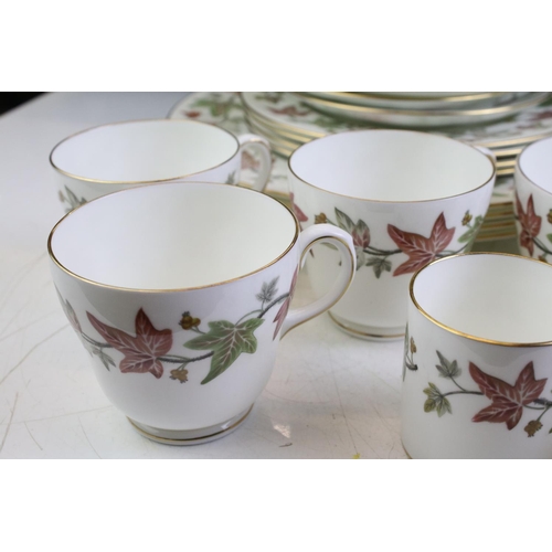 55 - Wedgwood ' Ivy House ' tea, coffee & dinner service, to include teacups & saucers, coffee pot, coffe... 