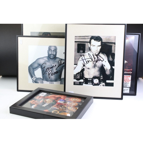 407 - Eight signed boxing photographs, each signed