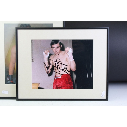 407 - Eight signed boxing photographs, each signed