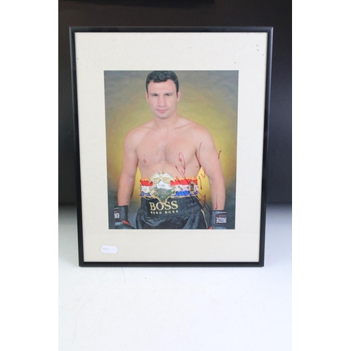 407 - Eight signed boxing photographs, each signed