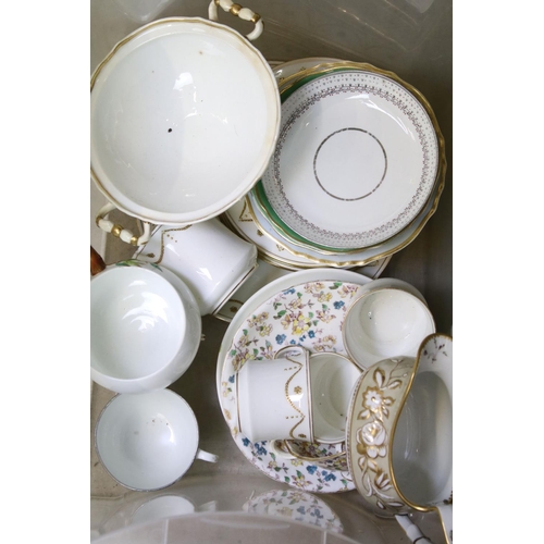 95 - Assortment of 19th Century ceramics to include Wedgwood Moresque tureens, aesthetic movement teacup,... 