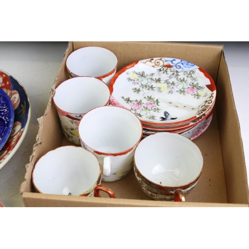 98 - Collection of Oriental Ceramics to include blue and white, Imari, Japanese tea wares etc.