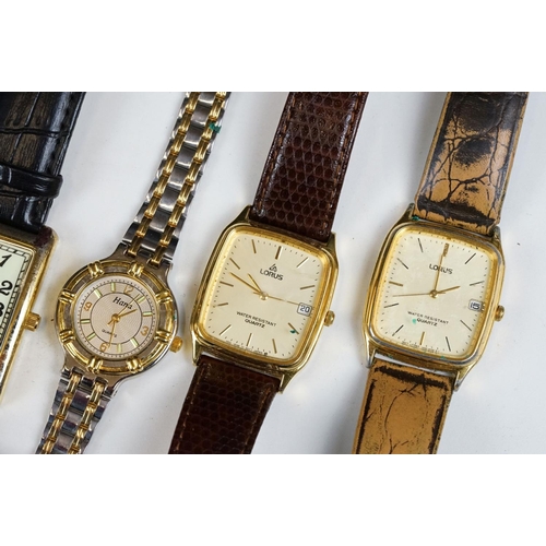 230 - A collection of ladies and gents wristwatches to include Limit, Sekonda and Accurist examples.