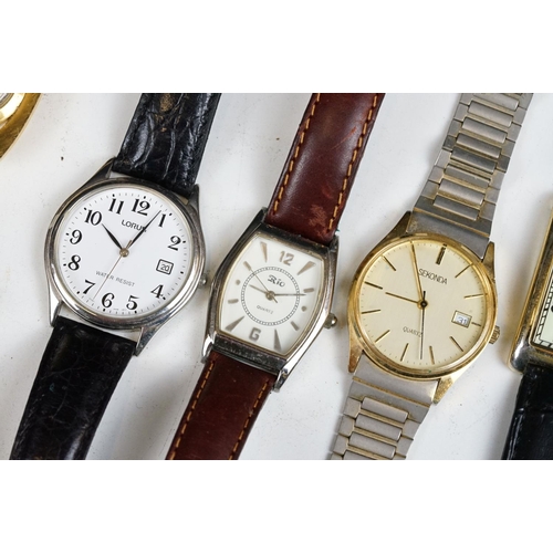 230 - A collection of ladies and gents wristwatches to include Limit, Sekonda and Accurist examples.