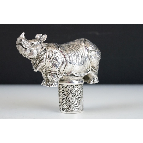 274 - Walking Cane Handle in the form of a Rhino