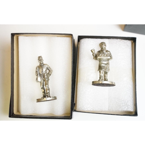 307 - A collection of Royal Hampshire Art Foundry pewter figures within original boxes.