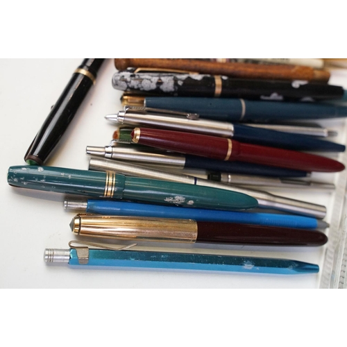 312 - Collection of Pens and Writing Equipment including Fountain Pens with 14K nib