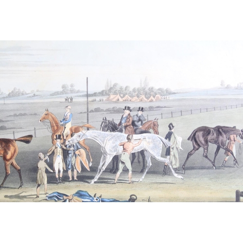 467 - Two Early 19th century Lithographs of Horse Racing, 19.5 x 34.5cm, both framed and glazed