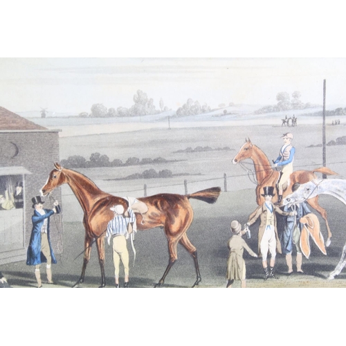 467 - Two Early 19th century Lithographs of Horse Racing, 19.5 x 34.5cm, both framed and glazed