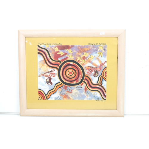 472 - John Smith Gumbula (Wakka Wakka Indigenous Tribe) Two Australian Aboriginal Paintings titled ' Two W... 