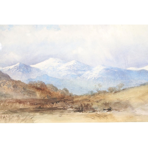 510 - Henry Andrew Harper (1833-1900) Scottish Highlands landscape scene, watercolour, signed lower right,... 