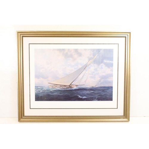 531 - John Steven Dews (b. 1949), sailing boat at sea, limited edition print number 17/350, signed lower r... 