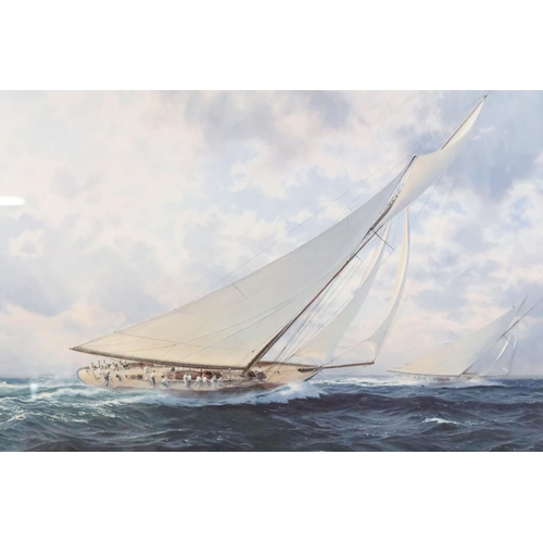 531 - John Steven Dews (b. 1949), sailing boat at sea, limited edition print number 17/350, signed lower r... 