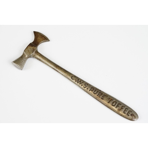 186 - Advertising - Early 20th century ‘ Crumpsall ‘ Toffee Hammer, 19cn long