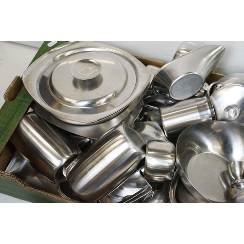 377 - Collection of stainless steel tableware, to include Old Hall, Chichester & Danish examples, featurin... 