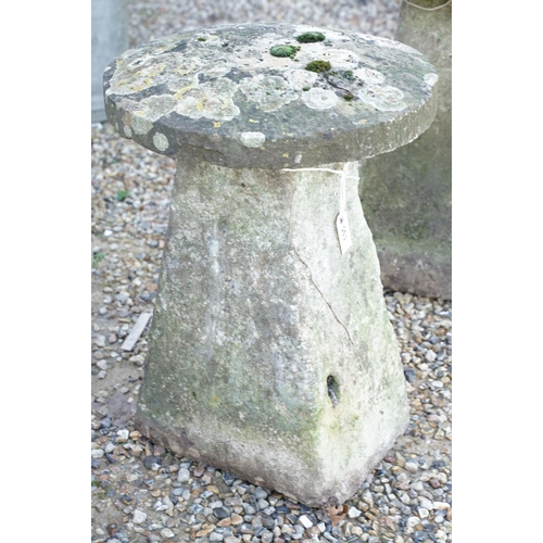 563 - Stone staddle stone, approx 75cm high