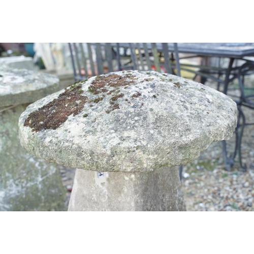 564 - Stone staddle stone, approx 85cm high