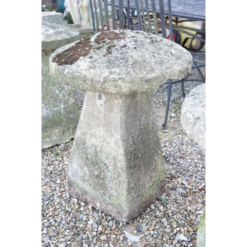 564 - Stone staddle stone, approx 85cm high