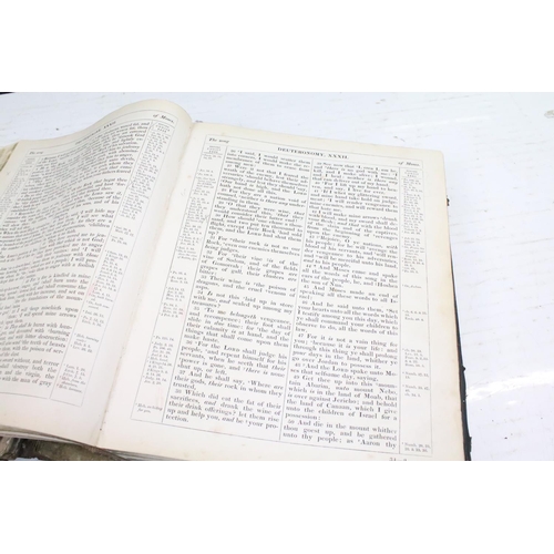 423 - 19th Century Victorian leather bound Bible published in Cambridge: printed by John W Parker, printer... 