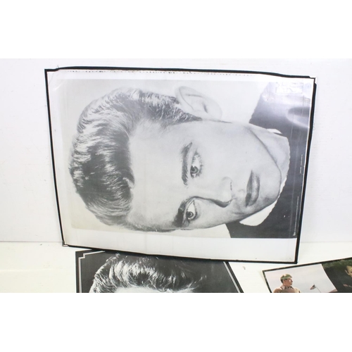 451 - Portfolio of seven James Dean posters to include 'Rebel Without A Cause' 1950's film poster (71cm x ... 