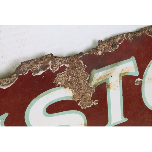 581 - Early 20th century Enamel Advertising Sign ' Bisto for Gravy, Soups & Stews ' 82cm x 55cm