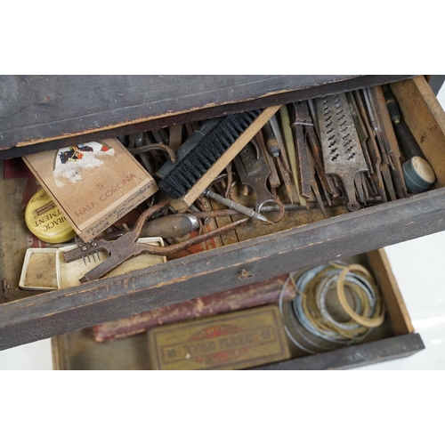 291 - A large collection of watch and jewellers tools to include a electric stone tumbler together with wa... 