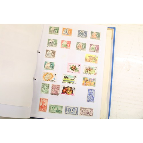 417A - Large collection of stamps across approximately 10 large albums covering mostly 19th Century stamps ... 