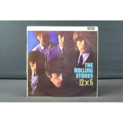 332A - Vinyl & Autograph - The Rolling Stones 12 x 5 LP signed to rear by Bill Wyman, Keith Richards, Mick ... 