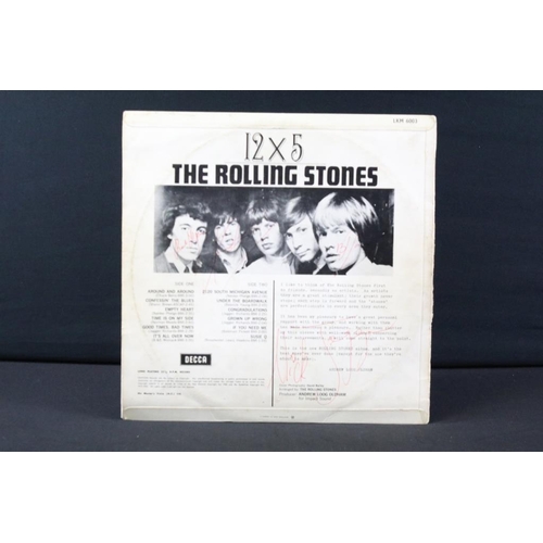 Vinyl And Autograph The Rolling Stones 12 X 5 Lp Signed To Rear By Bill Wyman Keith Richards Mick 8265