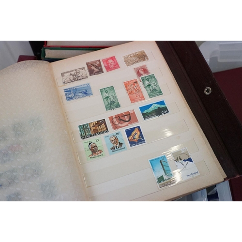 401 - A large collection of British, World & commonwealth stamps contained within eighteen albums together... 