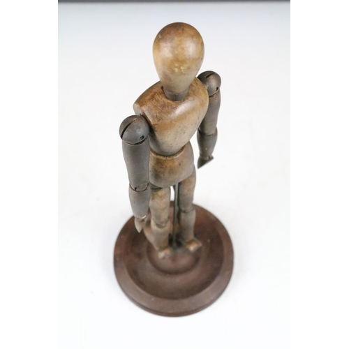 143 - Wooden Artists Lay Figure, approx 34cm tall