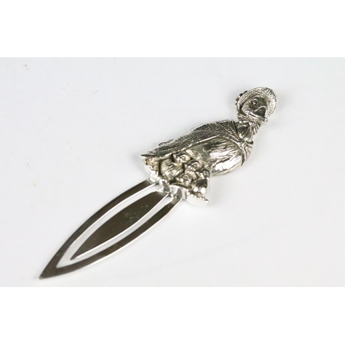 212 - Silver Bookmark with Jemima Puddleduck finial