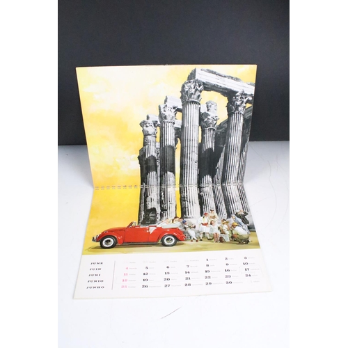 417 - A collection of 1960's Volkswagen ephemera to include a 1961 advertising calendar and a selection of... 