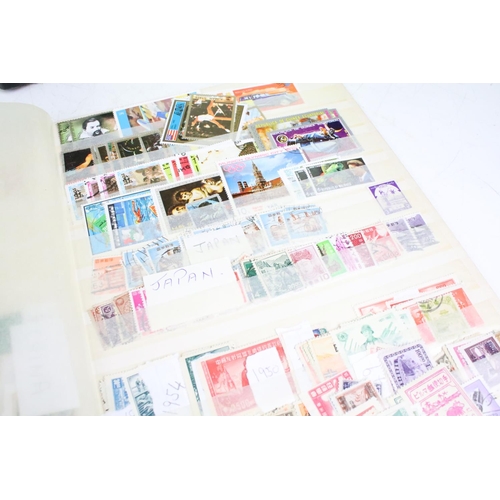 421 - A collection of British, Commonwealth and world stamps contained within albums together with a quant... 