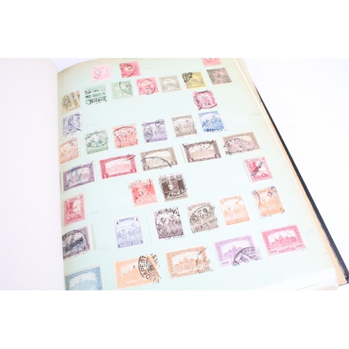 421 - A collection of British, Commonwealth and world stamps contained within albums together with a quant... 