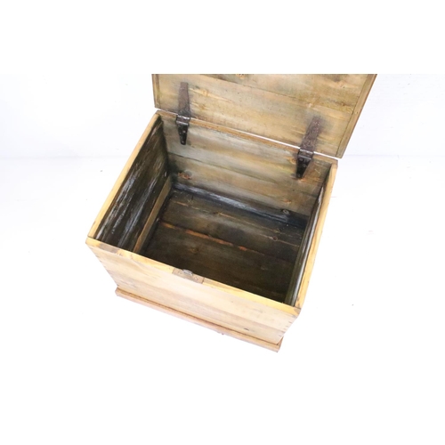 633 - Pine Tack Box, 41cm high x 50cm wide x 43cm deep