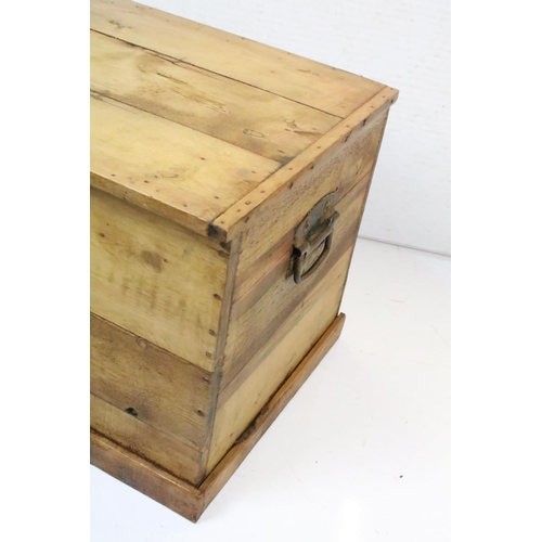 633 - Pine Tack Box, 41cm high x 50cm wide x 43cm deep