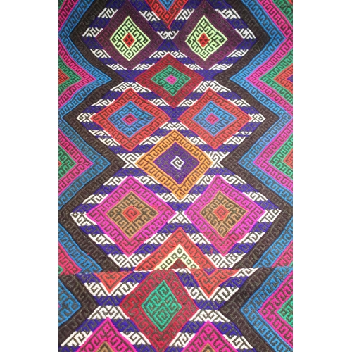 575 - Old Suzni Runner Rug, 316cm x 86cm