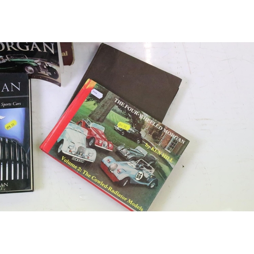 304 - A large collection of automoblie related books to include many Morgan related.