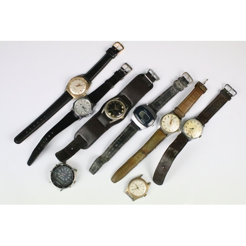 320 - Gent’s Watches including Timex SSQ LED Fero Fieldman, Olivia 21 Jewels’ Arbour Ekco, Timex Alarm and... 