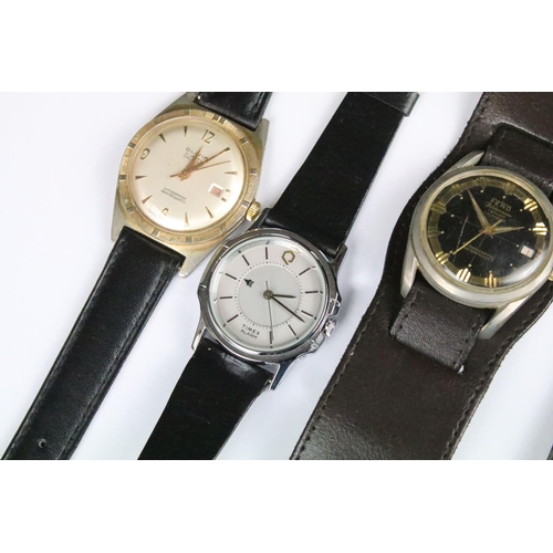 320 - Gent’s Watches including Timex SSQ LED Fero Fieldman, Olivia 21 Jewels’ Arbour Ekco, Timex Alarm and... 