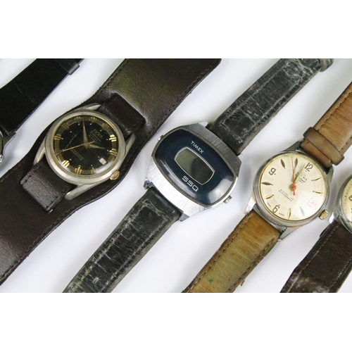 320 - Gent’s Watches including Timex SSQ LED Fero Fieldman, Olivia 21 Jewels’ Arbour Ekco, Timex Alarm and... 