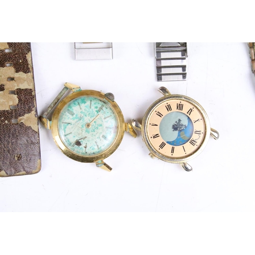 323 - A collection of mixed mainly quartz wristwatches to include Sekonda and Roamer examples.