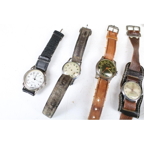 324 - Collection of Watches including Vintage, Military and Swiss Made