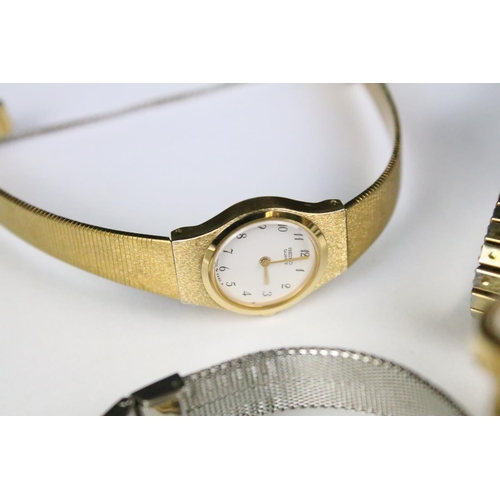 329 - A collection of ladies and gents wristwatches to include Seiko and Rotary examples.